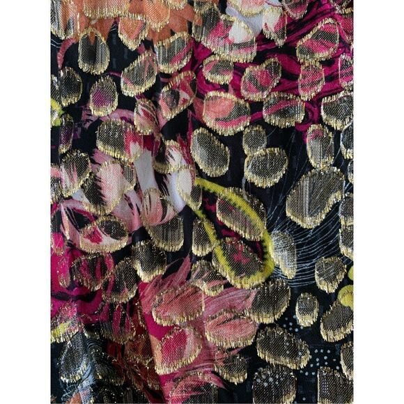 Kobi Halperin August Paisley Print Jacquard Blouse in Fire Multi Size‎ S - Picture 9 of 12